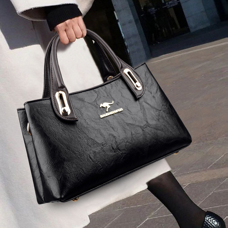 Cross-border 2024 nueva bolsa de hombro de mujer moda versátil gran capacidad descanso bolso de madres de mediana edad