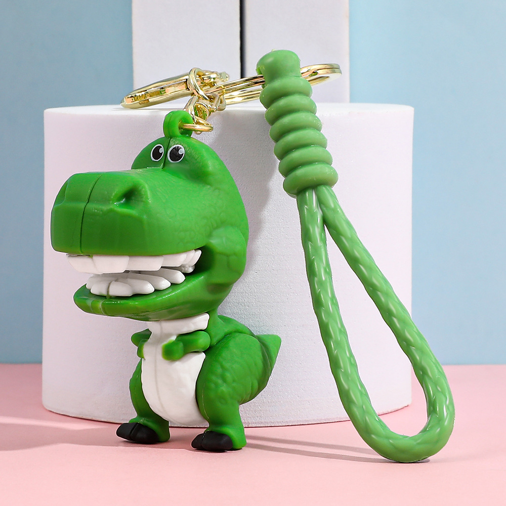 Llavero de silicona de Toy Story, el popular dibujo animado, con personajes como el alienígena de tres ojos, Buzz Lightyear y el oso Lotso, ideal como adorno para bolso.