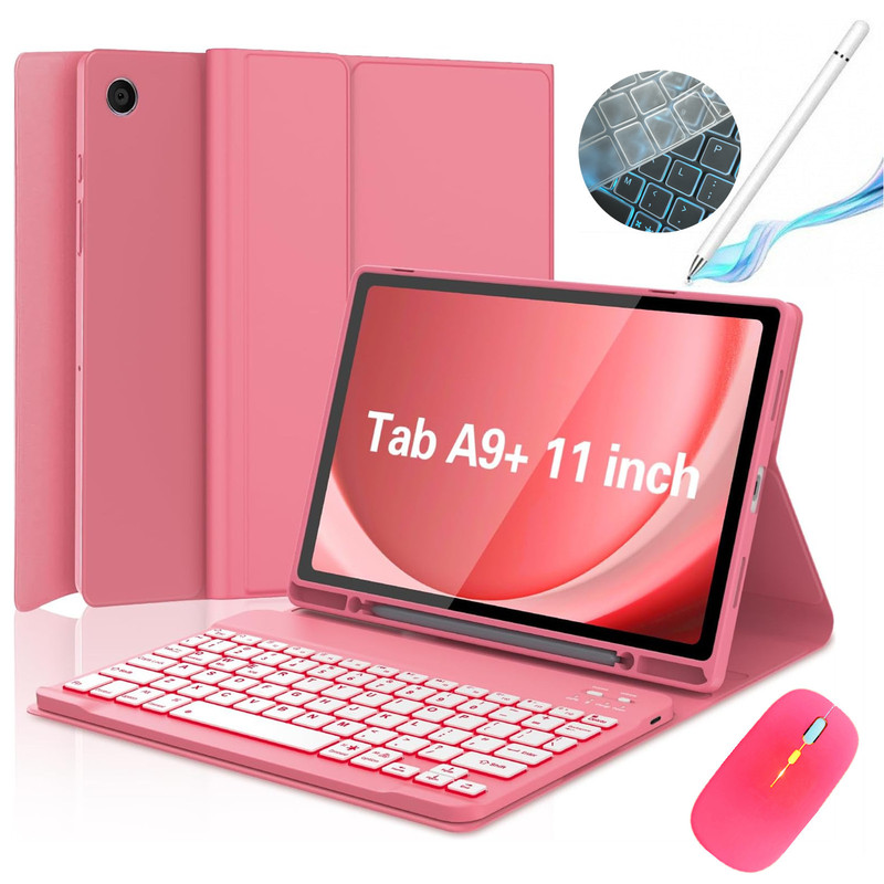 Suitable for Galaxy Tab A11+/A9 Plus 11inch Sm-X21 0 6 8 Bluetooth Keyboard Leather Case