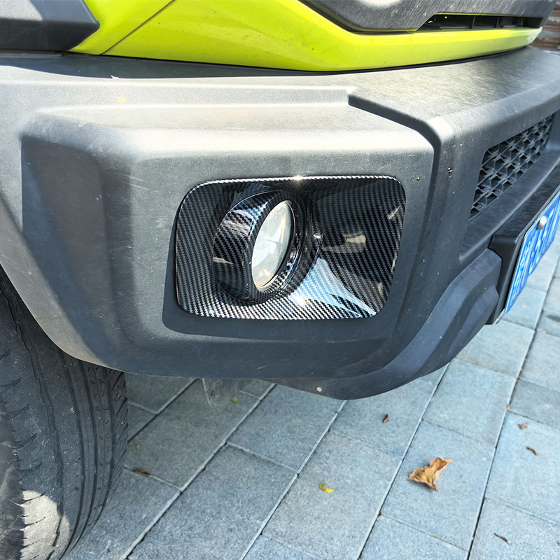 Suitable for 19-25 Suzuki Jimny Jimny Front and Rear Fog Lamp Decorative Frame Fog Lamp Cover Exterior Modification Accessories