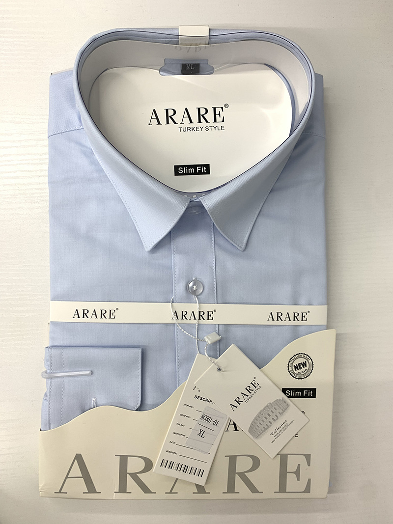Men's Clothing Long Sleeve Cotton Shirt White Wrinkle Free Spring Business Casual Regular Fit Summer Versatile Elegant Shirt_viptrois.com