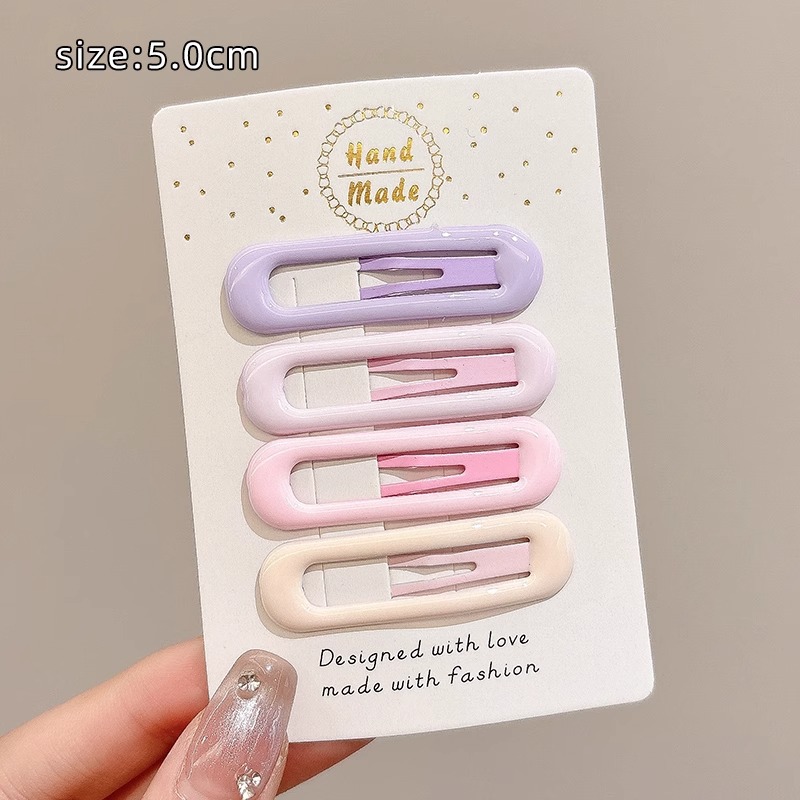 Gradiente estrella rosa clips lindos clips laterales clips frentes clips para el cabello clips para el cabello de niños clips para el cabello