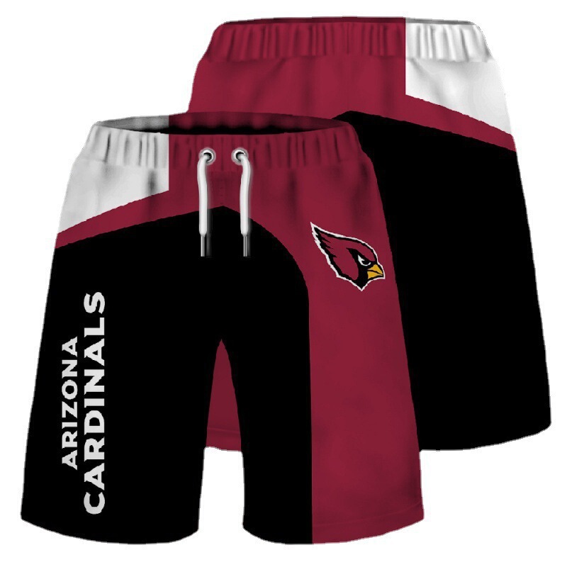 Foreign Trade Cross-Border Summer 3D Digital Printing Fashion Rugby Team Series Beach Shorts Men's Shorts