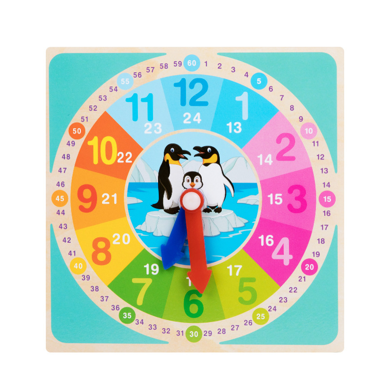 desarrollo de la inteligencia de los niños pequeños para la cognición del reloj y el tiempo de la escuela primaria reloj digital instrumento de enseñanza juguete