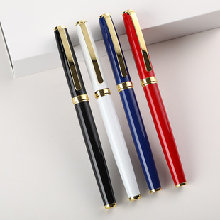 Business Office Black Metal Signature Pen Advertising Gift Metal Ball Pen Metal Pen Custom LOGO