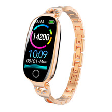 F81女性智能手表心率血压血氧血糖健康监测女性周期运动手表手环