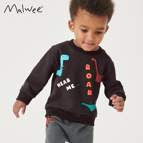 malwee boys sweatshirt autumn new European and American children's bottoming shirt casual handsome boy top