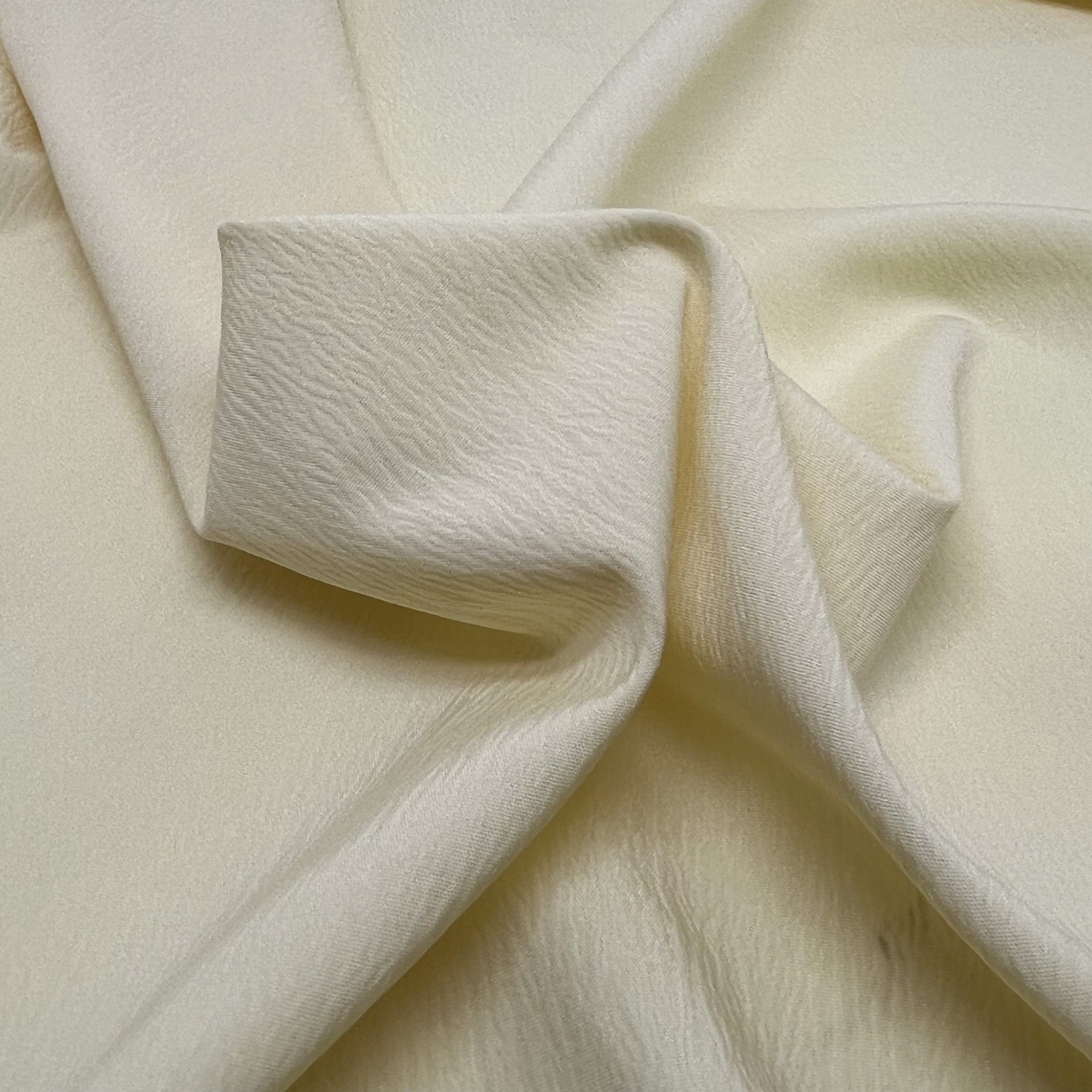 Tree bark-look fabric with stretch, washed-effect polyester—spring/summer dress, Hanfu-style, made from chiffon and inspired by the Dai ethnic group's Lolita-inspired textile.