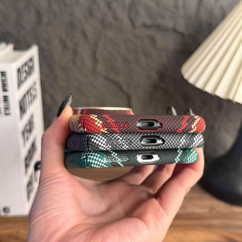 赤蛇权杖适用华为Mate70Pro+磁吸手机壳凯夫拉纹Pura80防摔保护套|undefined