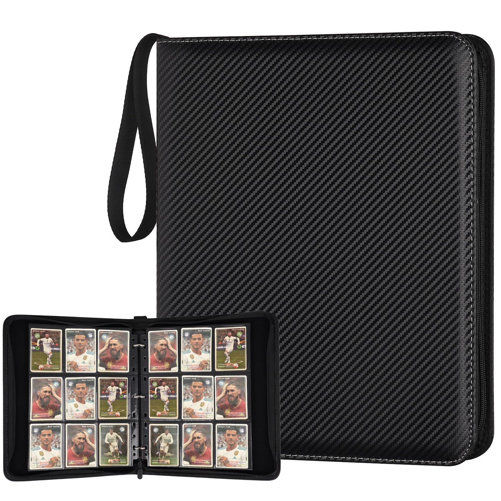 Amazon's New Pokémon Card Book Pokémon 4 Grids 9 Grids Game Card Book Cartoon Pu Game Collection Book Bag