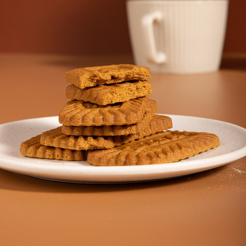 Fujino Caramel Cookies Belgian Style Breakfast Afternoon Tea Bulk Brown Sugar Cookies Souvenir Wedding Cake