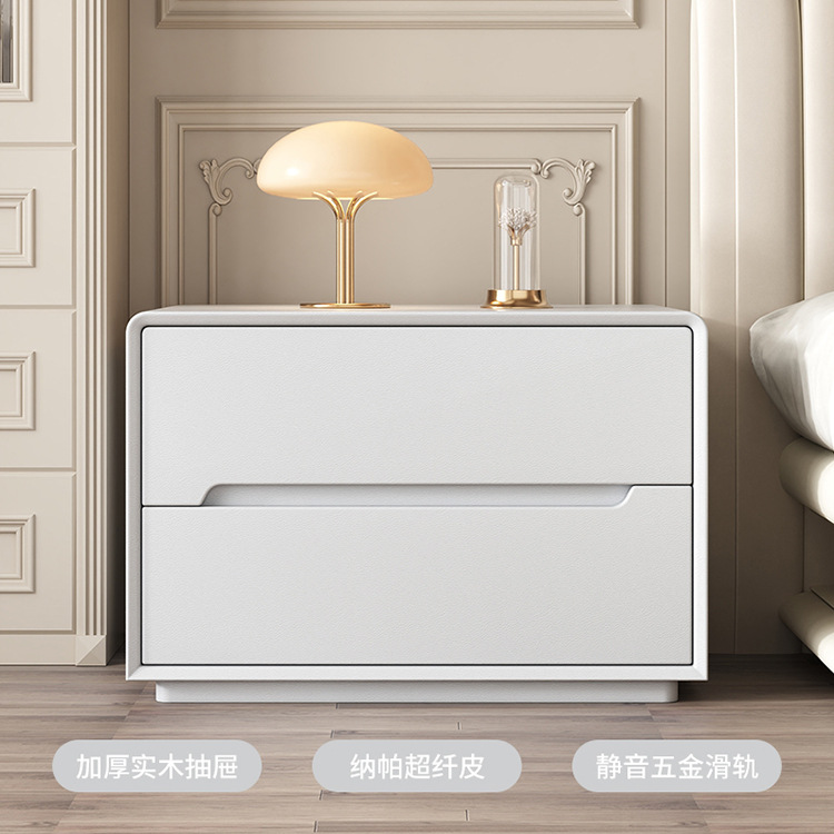 유백색 무설치 [국산 고밀도 프레임 + 두꺼운 원목 서랍]