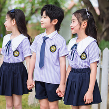 幼儿园园服夏装新款英伦风毕业照班服合唱团演出服小学生校服教师