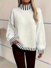 W 71878 Thick High Neck Knit Sweater ���Iᘿ�ë�� ���l