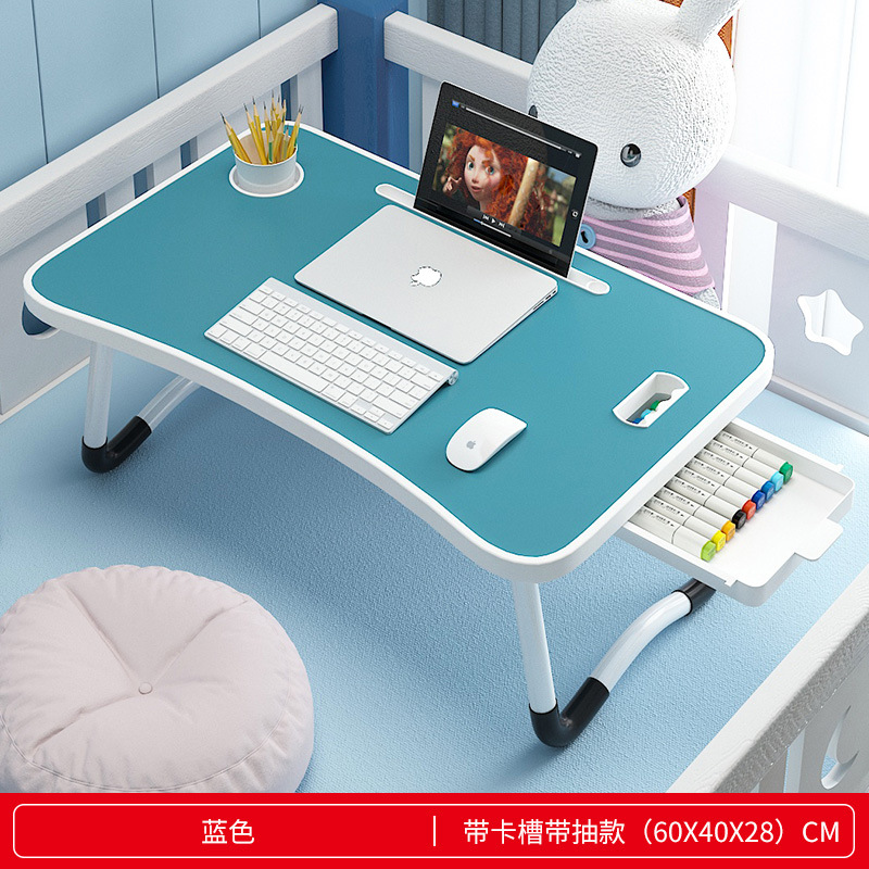 Escritorio de cama mesa plegable dormitorio de casa simple mesa de estudio mesa perezosa cama plegable mesa pequeña