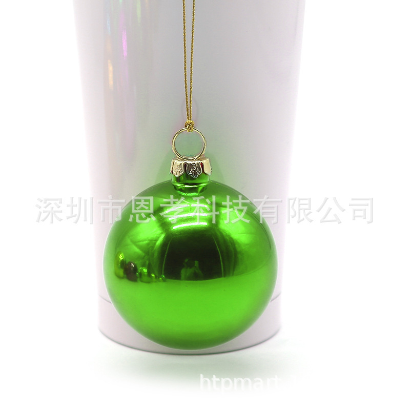 4cm熱昇華転写クリスマスボール熱転写可能クリスマスボール一枚ずつ印刷可能|undefined