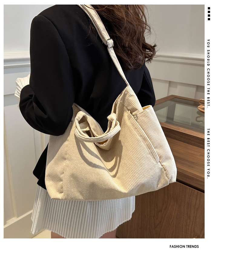 1083g Weight Synthetic Leather Lining Material Zipper Closure Type Single Shoulder Strap, Top Handle Strap Type Shoulder Bag, Handbag, Crossbody Bag Bags Type Daily Occasion corduroy Material Solid Color Pattern All Seasons Season Women's Gender Basic Style Square Shape Medium Size Women's Medium Corduroy Solid Color Basic Square Zipper Shoulder Bag Handbag Crossbody Bag 无