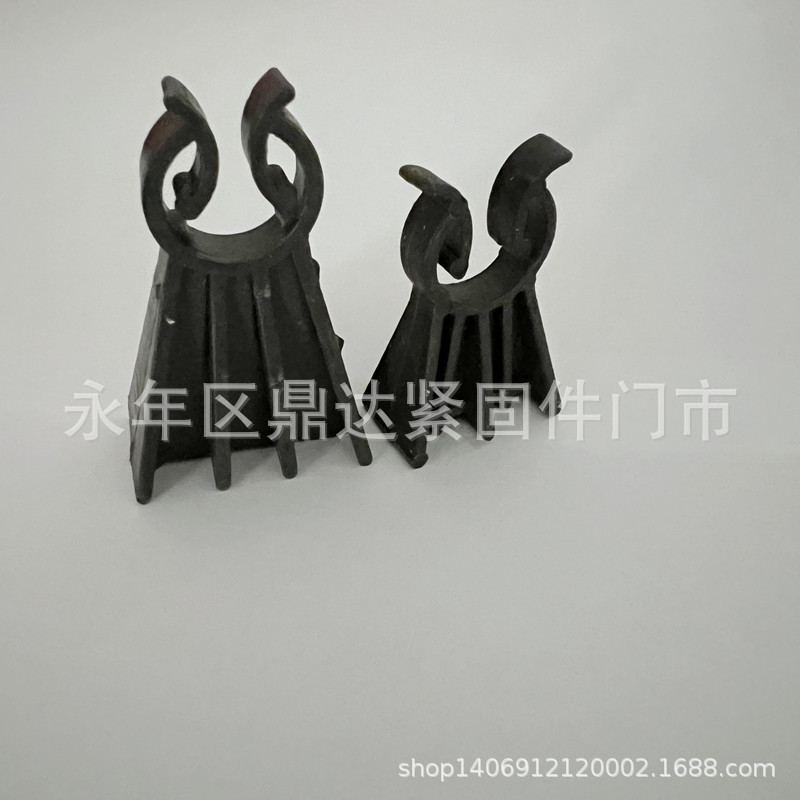 塑料垫块钢筋保护层支撑卡子带夹带耳钢筋塑料垫块混凝土固定马镫