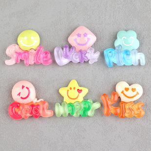 ��֬���������zhappykiss luckyӢ����ĸ��smile���DIY����Ь��