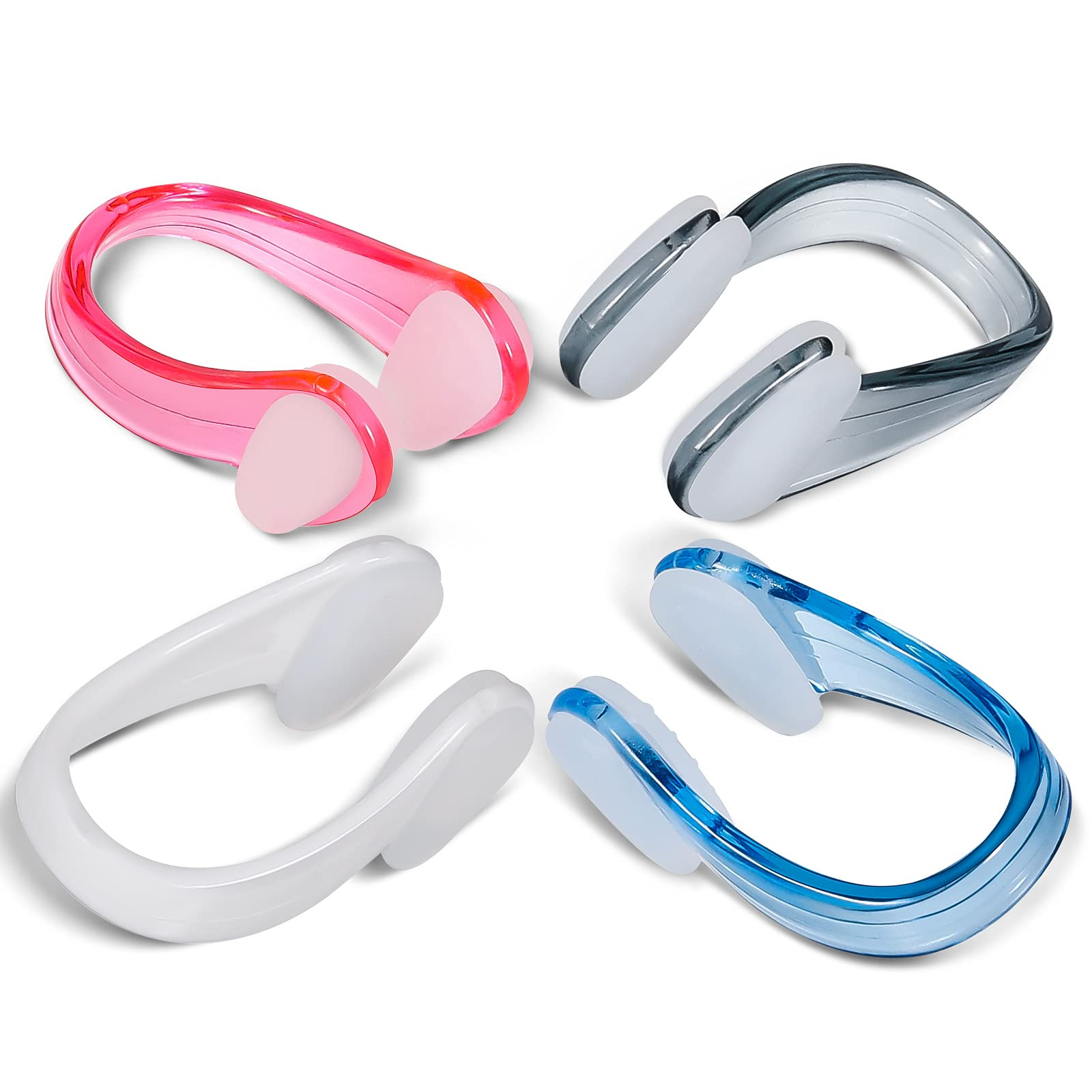 Swimming Nose Clip and Earplug Set, Silicone Earplugs, Nose Clip, Waterproof Earplugs for Swimming, Swimming Nose Clip, Boxed Swimming Equipment