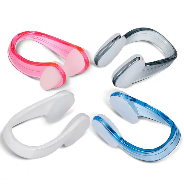 Swimming Nose Clip and Earplug Set, Silicone Earplugs, Nose Clip, Waterproof Earplugs for Swimming, Swimming Nose Clip, Boxed Swimming Equipment