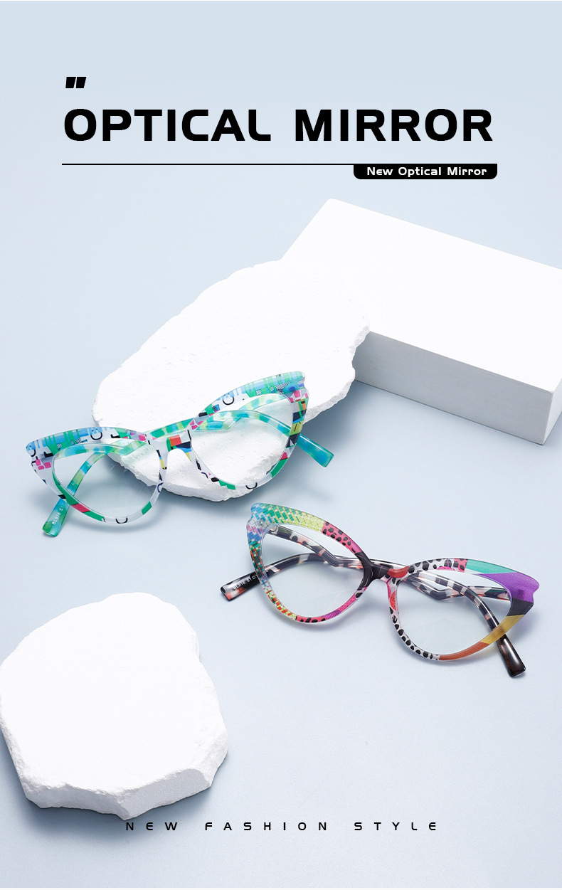 55g Weight Full Frame Glasses Structure Glasses Classification PC Lens Material Butterfly Frame Glasses Style Daily, Street Occasion Color Block Pattern All Seasons Season Unisex Gender Vintage Style, Simple Style Style Vintage Style Simple Style Color Block PC Butterfly Frame Full Frame Optical Glasses 2