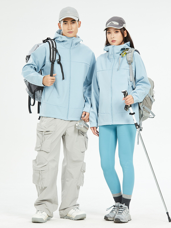 凯乐十同款软壳冲锋衣女加绒加厚外套男户外徒步保暖防水登山服|undefined