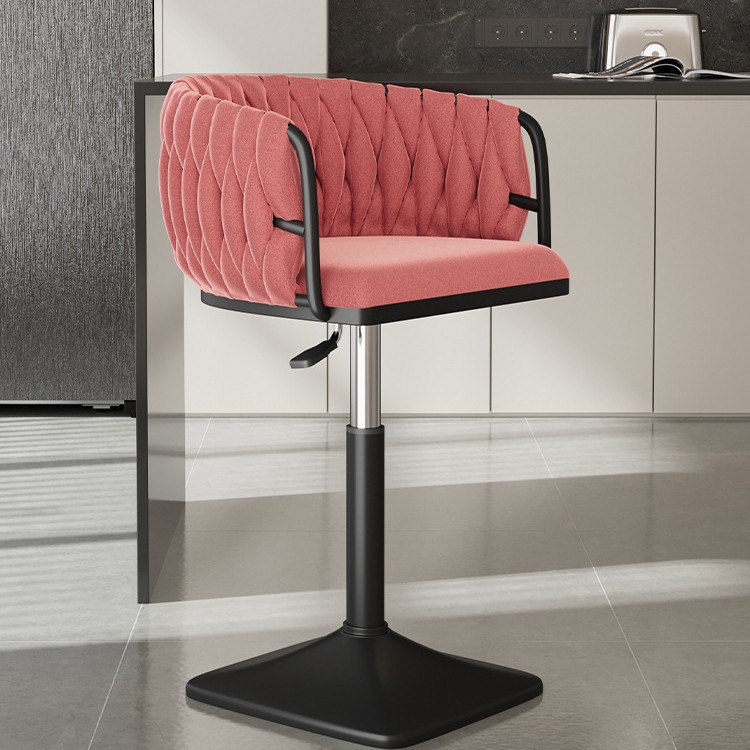 Silla de bar giratoria alta, silla de bar con envío gratuito, silla de bar de alta gama, delante, silla alta de moda, taburete de bar image 31