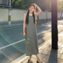 爆款显瘦春秋无袖连衣裙