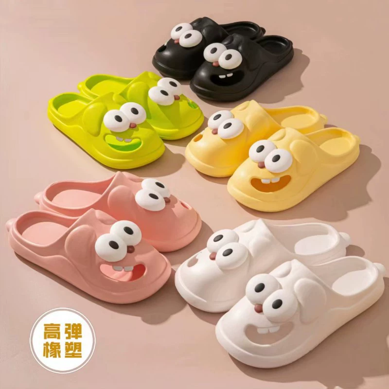 Новый стиль слипоны Тапочки женские летние в том же стиле, супер популярный дом, ванна Нескользящая верхняя одежда, выглядящая на толстой подошве с отверстиями