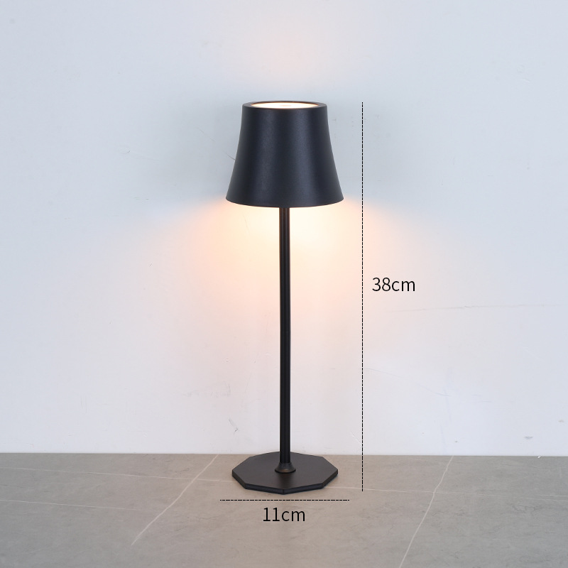 슬림 웨이스트 팔각형 잔 블랙