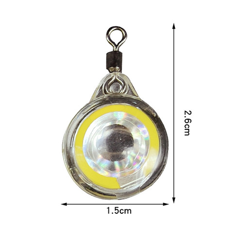 Night fishing five-color fish eye lure fish underwater fish gathering device Luya bait flashing light swivel waterproof fish eye luminous light