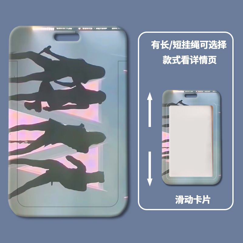 Blackpink cubierta de la tarjeta del grupo de mujeres al por mayor Tarjeta de comida Estudiantil Tarjeta de la escuela permiso de trabajo de silicona cubierta de la tarjeta de control de acceso tarjeta pequeña tarjeta de fábrica