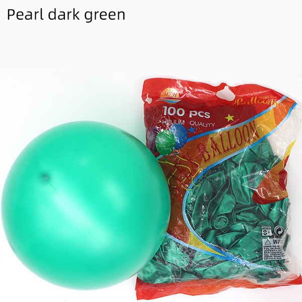 Decoración personalizada de globo mate grueso de 12 pulgadas decoración de fiesta de cumpleaños globo personalizado traje al por mayor globo transfronterizo