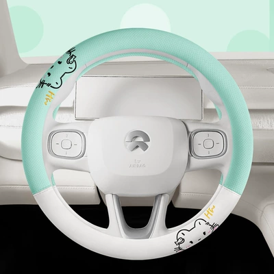 Steering wheel cover — Four Seasons Handlebar Cover - bubble-green-34cm-round