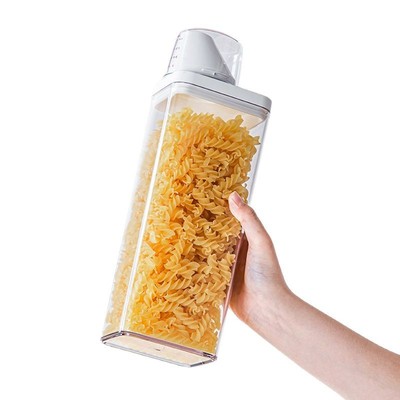 厨房杂粮收纳罐五谷杂粮储物罐透明米桶面粉罐子塑料密收纳盒2M