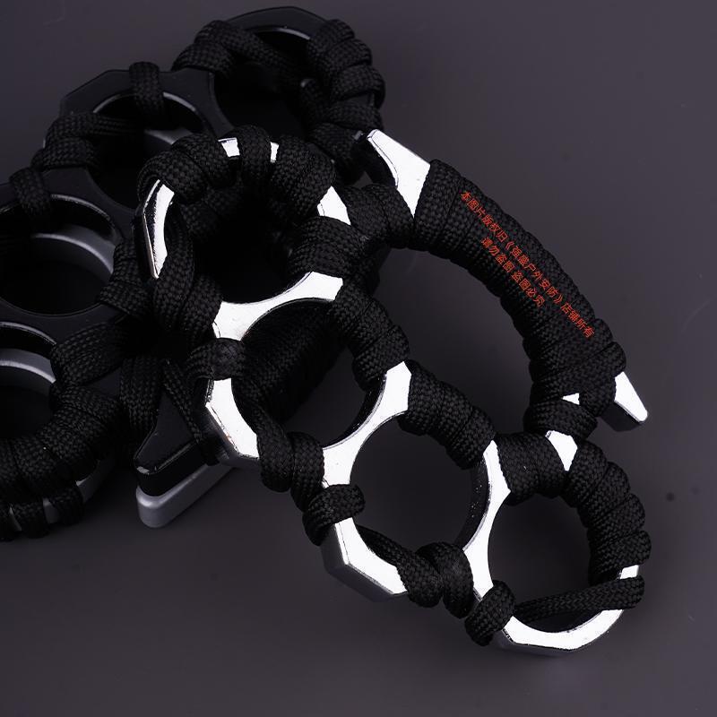 Boxing Finger Tiger Four-Finger Fighting Defense Iron Four-Finger Portable Hand Buckle Hand Support Tiger Finger Boxing