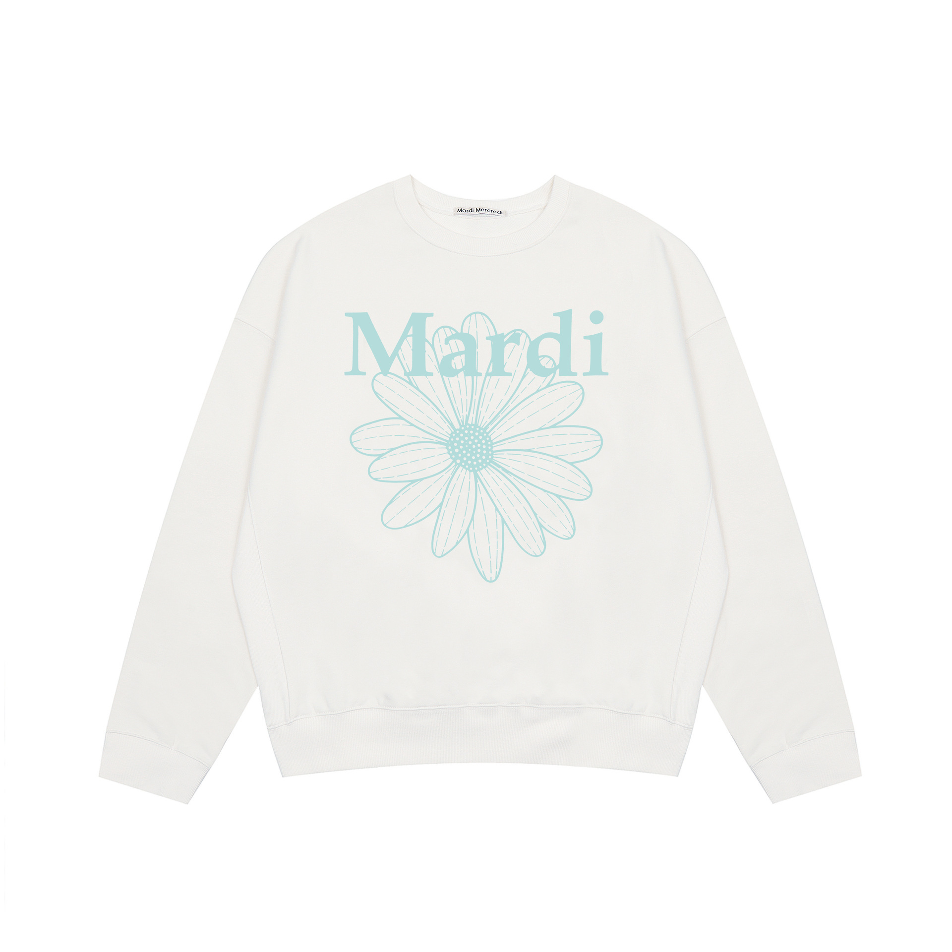 スポット韓国トレンドブランドマルディスウェットシャツレディースデイジー24新作プリントラウンドネックトップスドロップシッピング