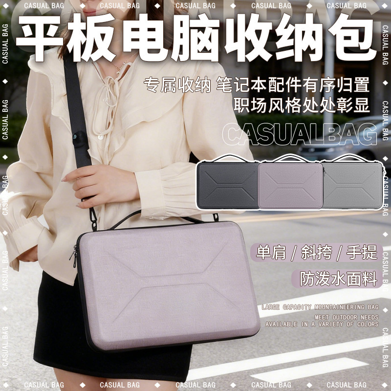Shockproof Computer Bag Eva Hard Shell Bag Satchel Crossbody Bag Business Trip Briefcase Notebook Tablet Bag Backpack