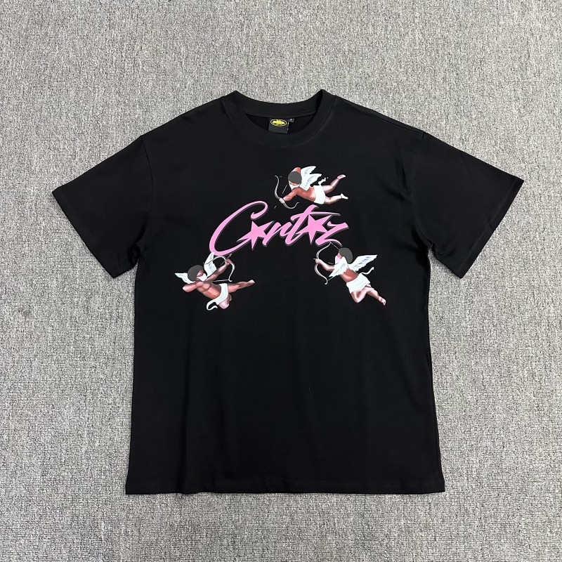 Comercio exterior al por mayor Alcatraz Basic Series C0rteiz Phantom Letter Logo Camiseta impresa Traje de pareja