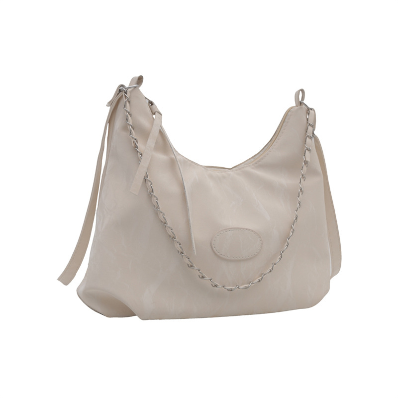 Bolso bandolera casual de gran capacidad, comercio exterior femenino, bolso de hombro de todo fósforo para viajeros al por mayor, bolso portátil de cadena de color sólido