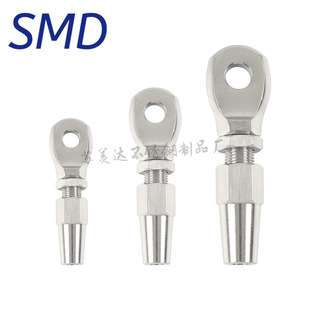 Eye type quick wire connector tightening wire rope buckle load-bearing lock joint clamp wire rope cable stair joint