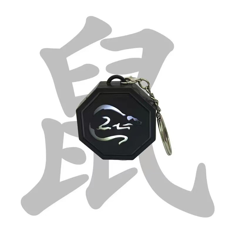 3D打印成龙历险记十二生肖符石摆件创意虎符护身符钥匙扣挂饰|undefined