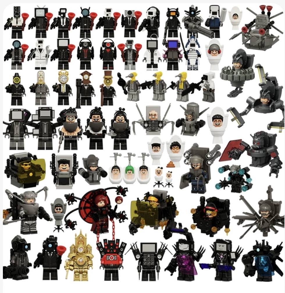 外国貿易専用kdl 821 kdl 822 kdl 823 kdl 826便器人テレビ人積み木人玩具