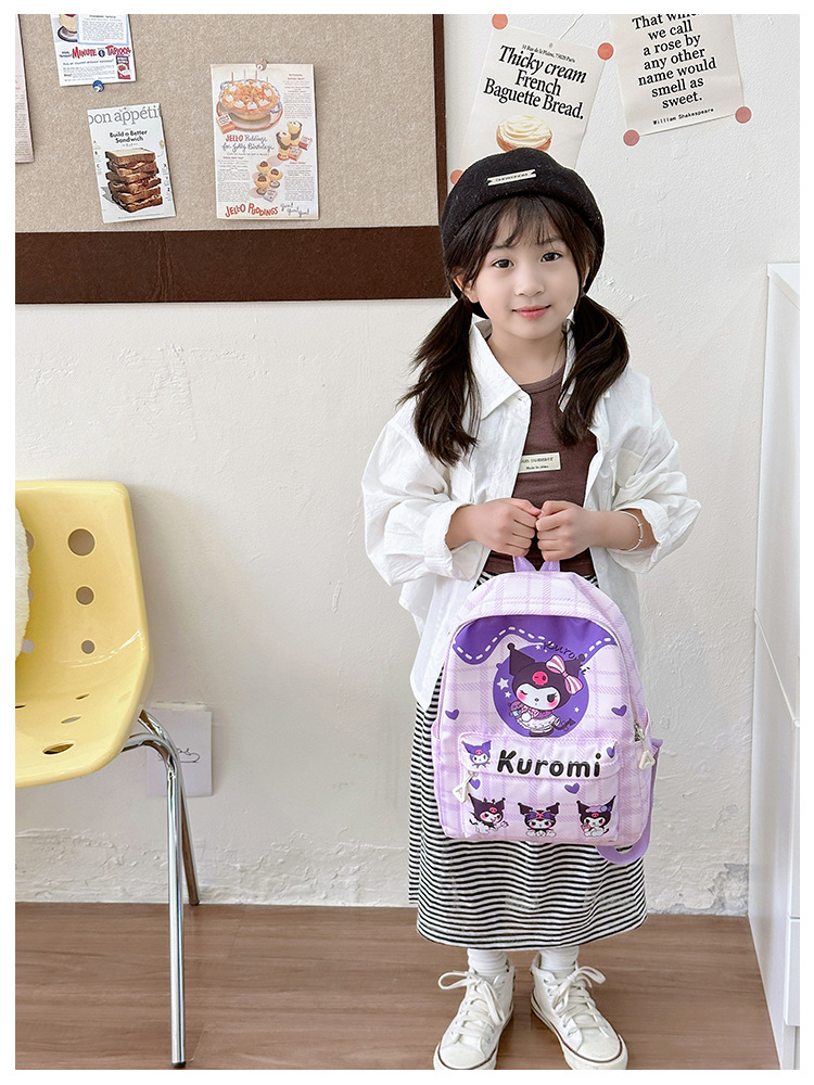 2024 New children's backpack, cartoon kindergarten schoolbag, large capacity, versatile for girls, student backpack, cross-border batch undefined
