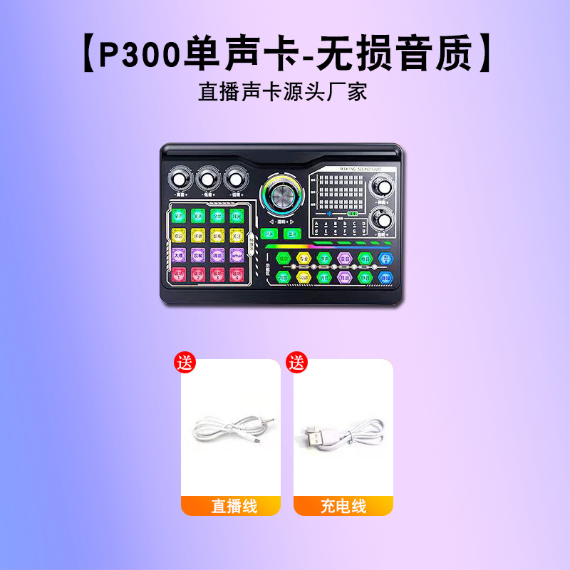 宗音p300生中継サウンドカードの全セットアナウンサーが荷物を持って録音して歌うパソコン携帯電話共通生中継専用セット|undefined