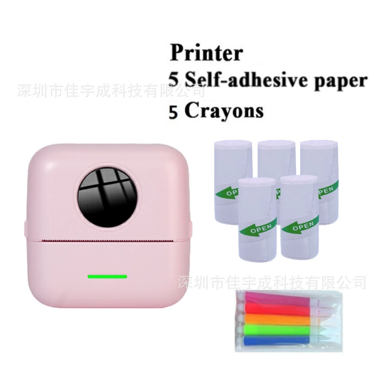 Pocket handheld printer X5, inkless thermal, Bluetooth, compact for students