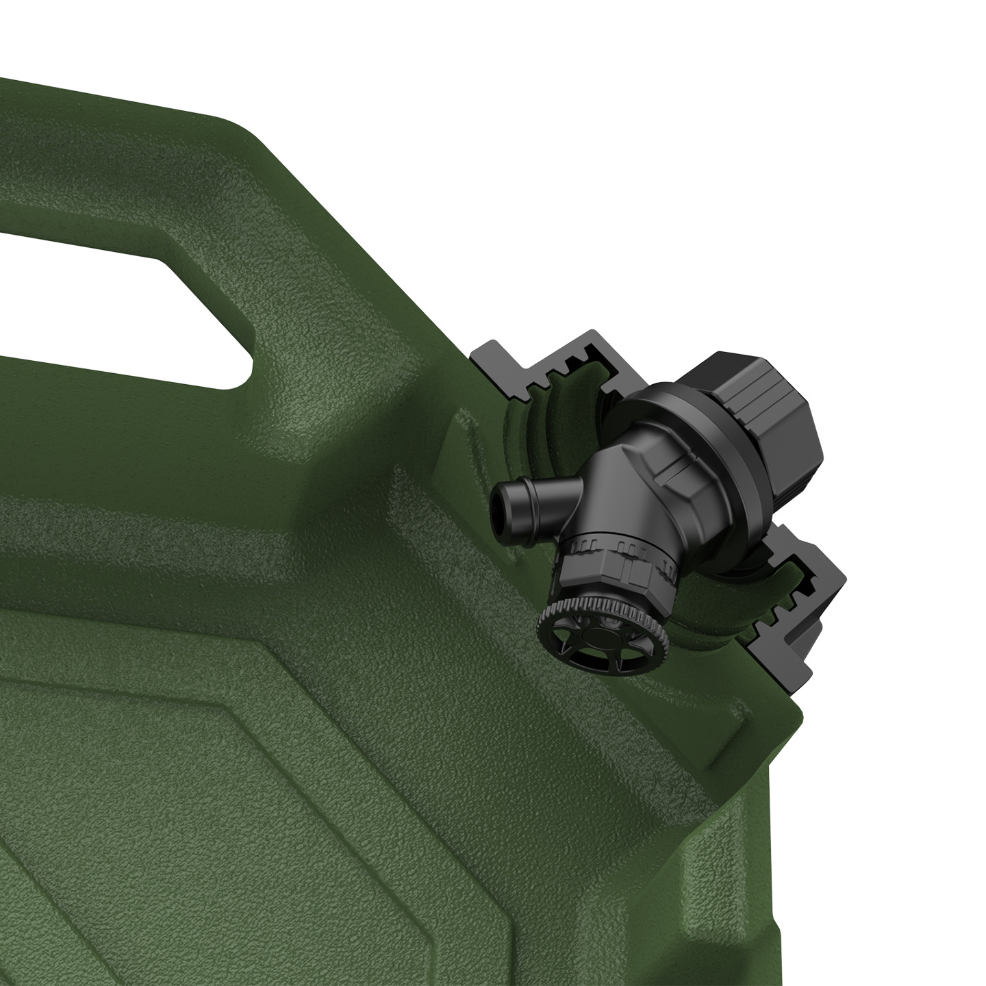 OUTZONE Car-Mounted Backup Water Tank Plastic Tactical Outdoor Water Storage Bucket Food-Grade Off-Road Self-Driving Emergency Water Tank