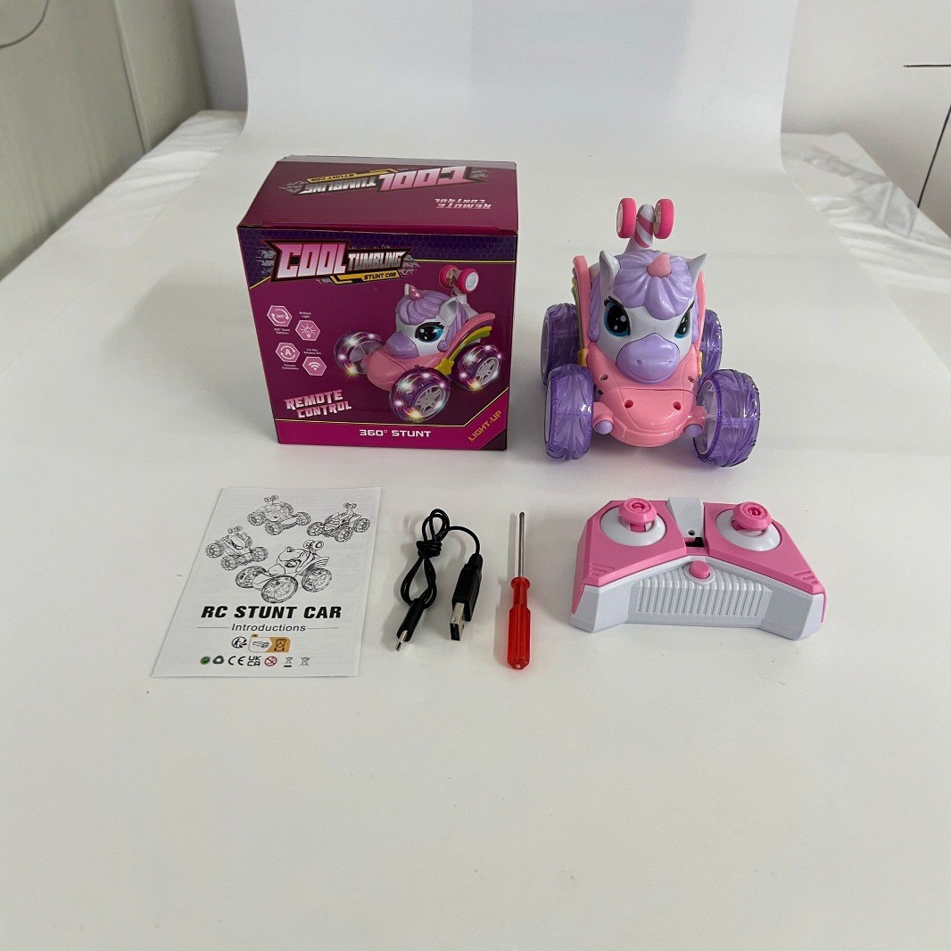 Unicorn bigfoot remote control car-purple