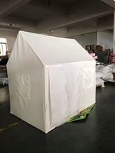 定制韩国新款白色儿童帐篷游戏屋室内男女孩玩具超大实木支架房子